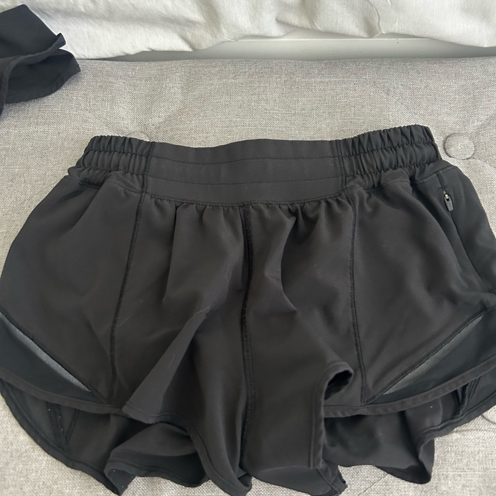 lululemon Black Hotty Hot Shorts